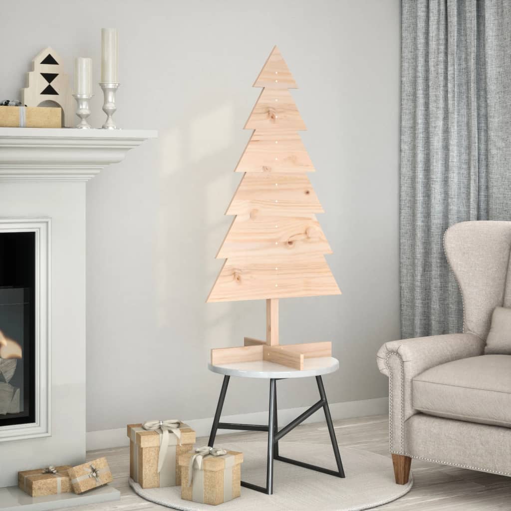 Wooden Christmas Tree For Decoration Solid Wood Pine