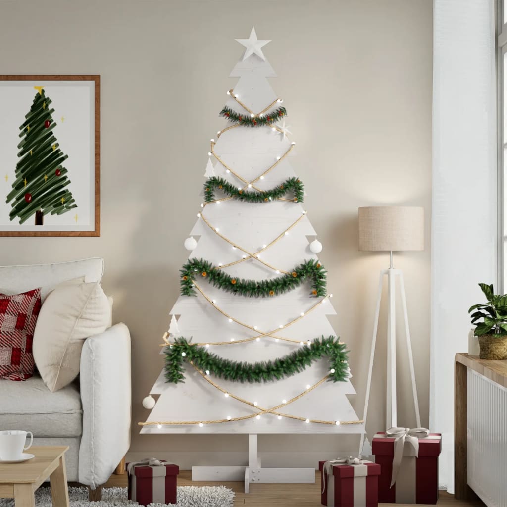 Wooden Christmas Tree For Decoration Solid Wood Pine