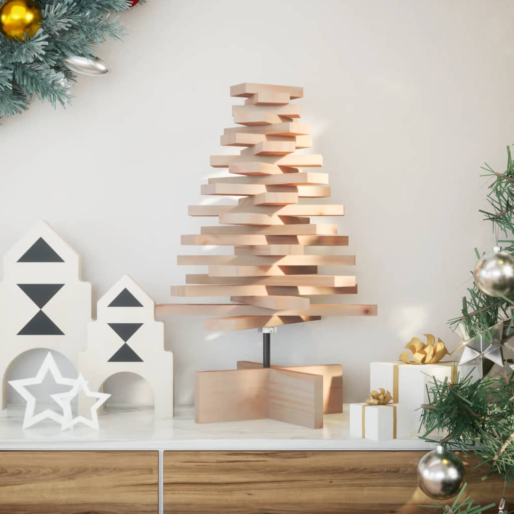 Wooden Christmas Tree For Decoration Solid Wood Pine