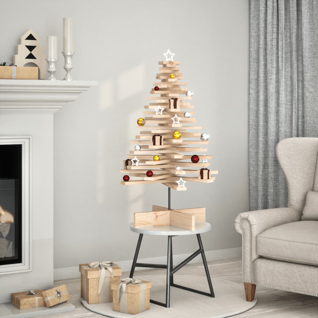 Wooden Christmas Tree For Decoration Solid Wood Pine