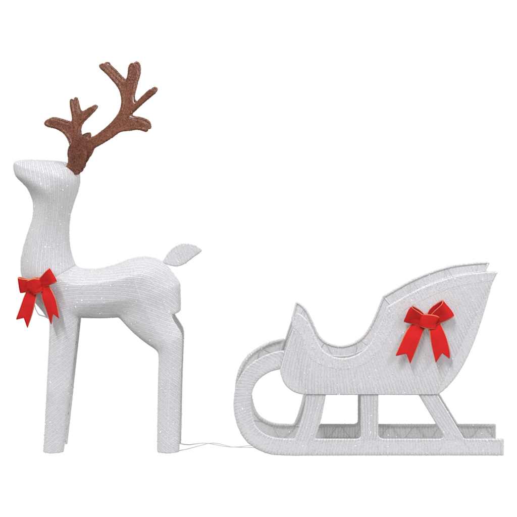 Christmas Decoration Reindeer And Sleigh 100 Leds