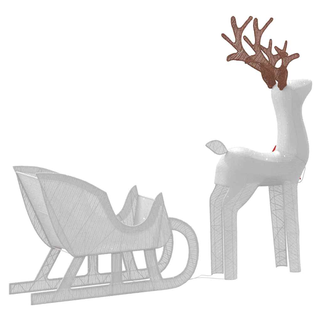 Christmas Decoration Reindeer And Sleigh 100 Leds