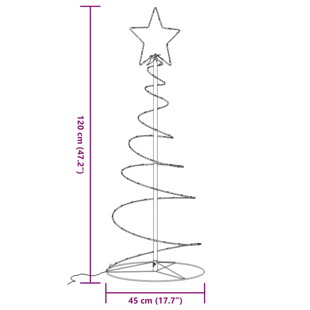 Led Christmas Tree 80 Leds Warm White