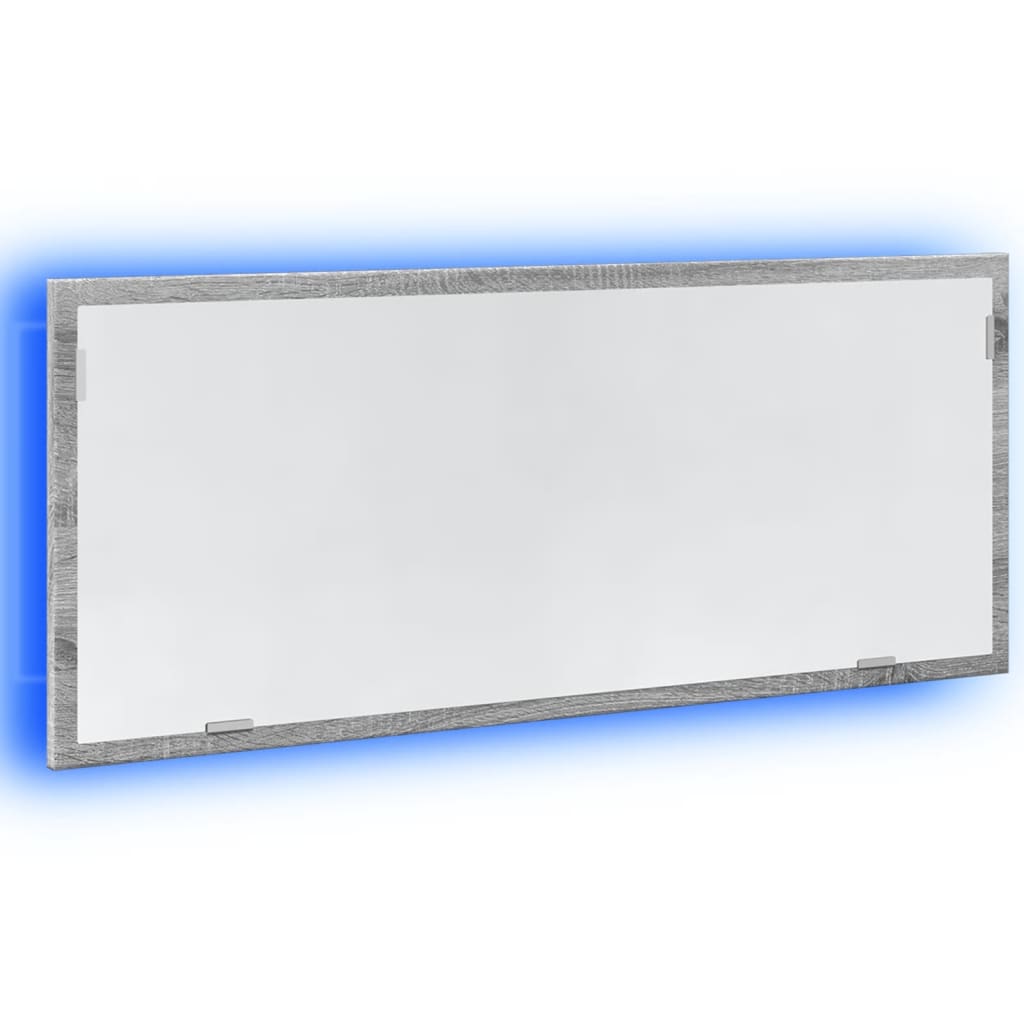 Led Bathroom Mirror 100X8.5X37 Cm Engineered Wood