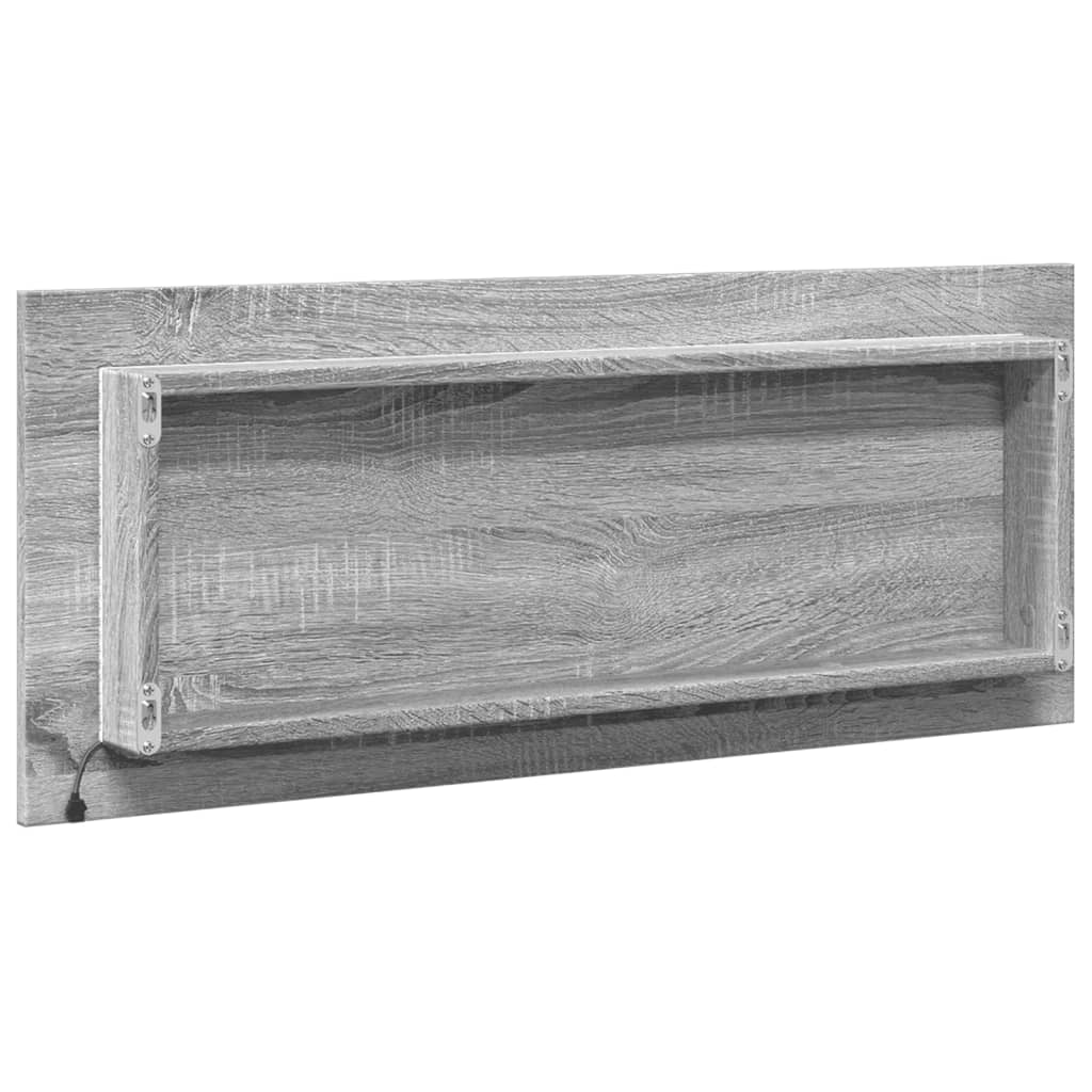Led Bathroom Mirror 100X8.5X37 Cm Engineered Wood