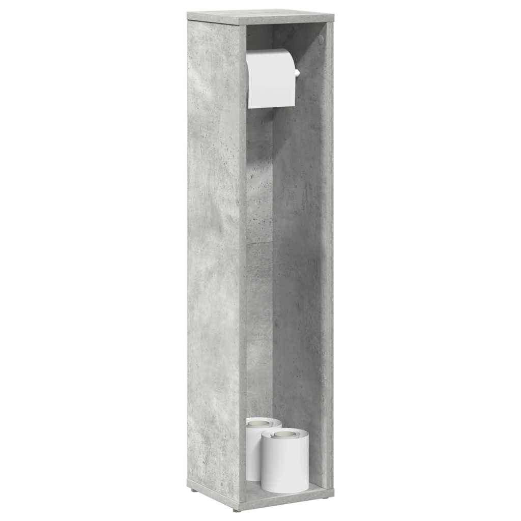 Bathroom Cabinet With Roll Holder 20.5X20X90 Cm