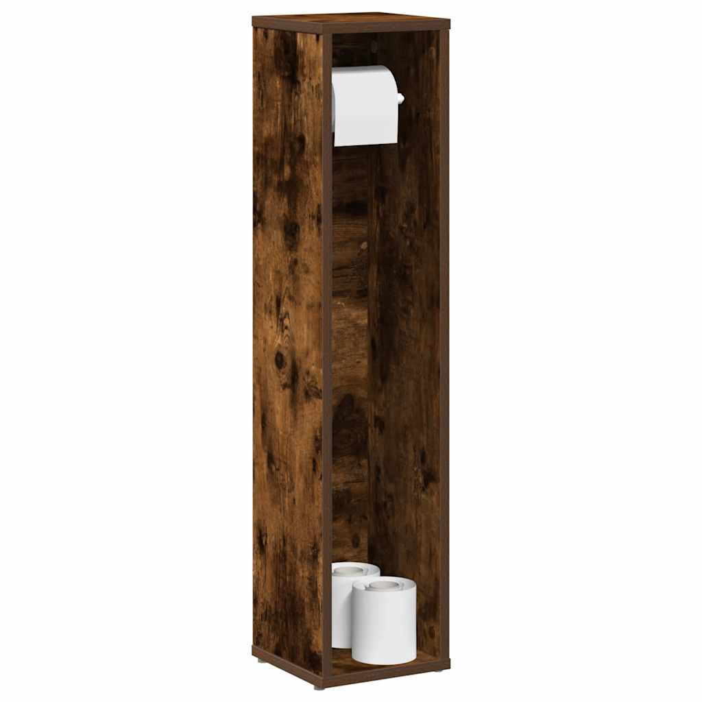 Bathroom Cabinet With Roll Holder 20.5X20X90 Cm