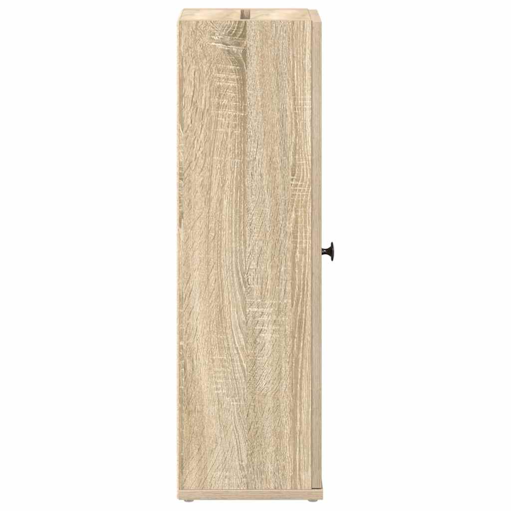 Bathroom Cabinet With Roll Holder 20.5X22X72 Cm