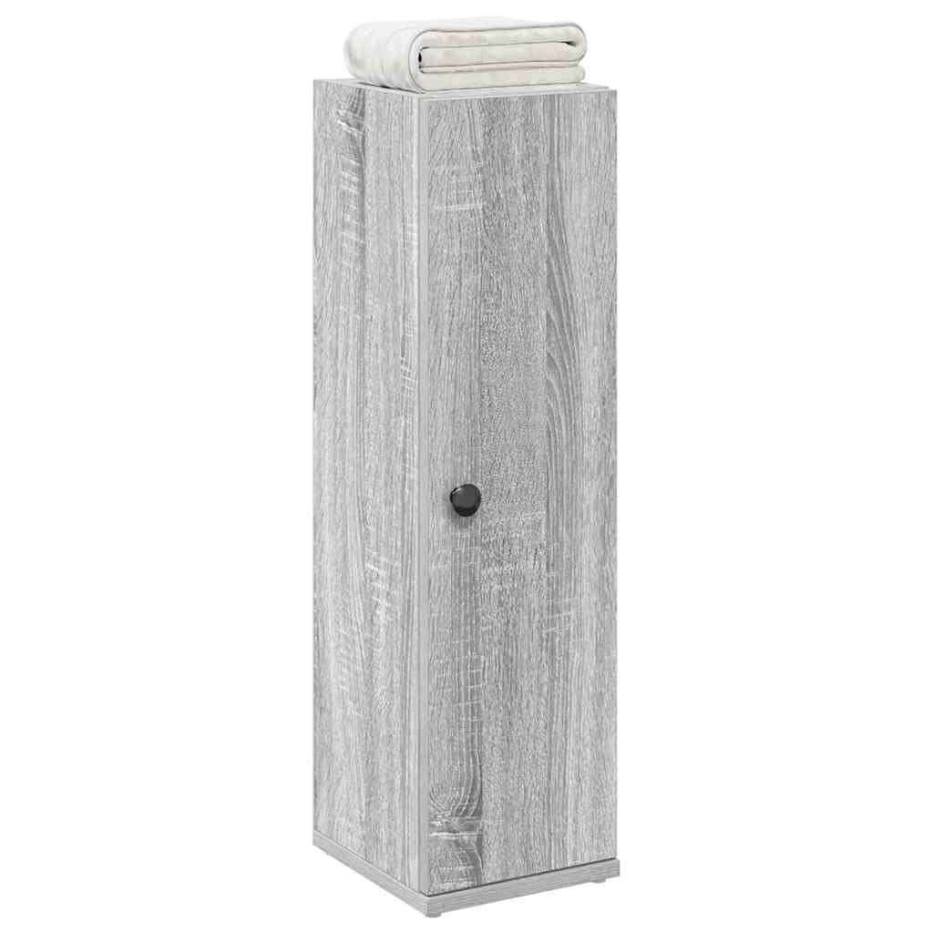 Bathroom Cabinet With Roll Holder 20.5X22X72 Cm