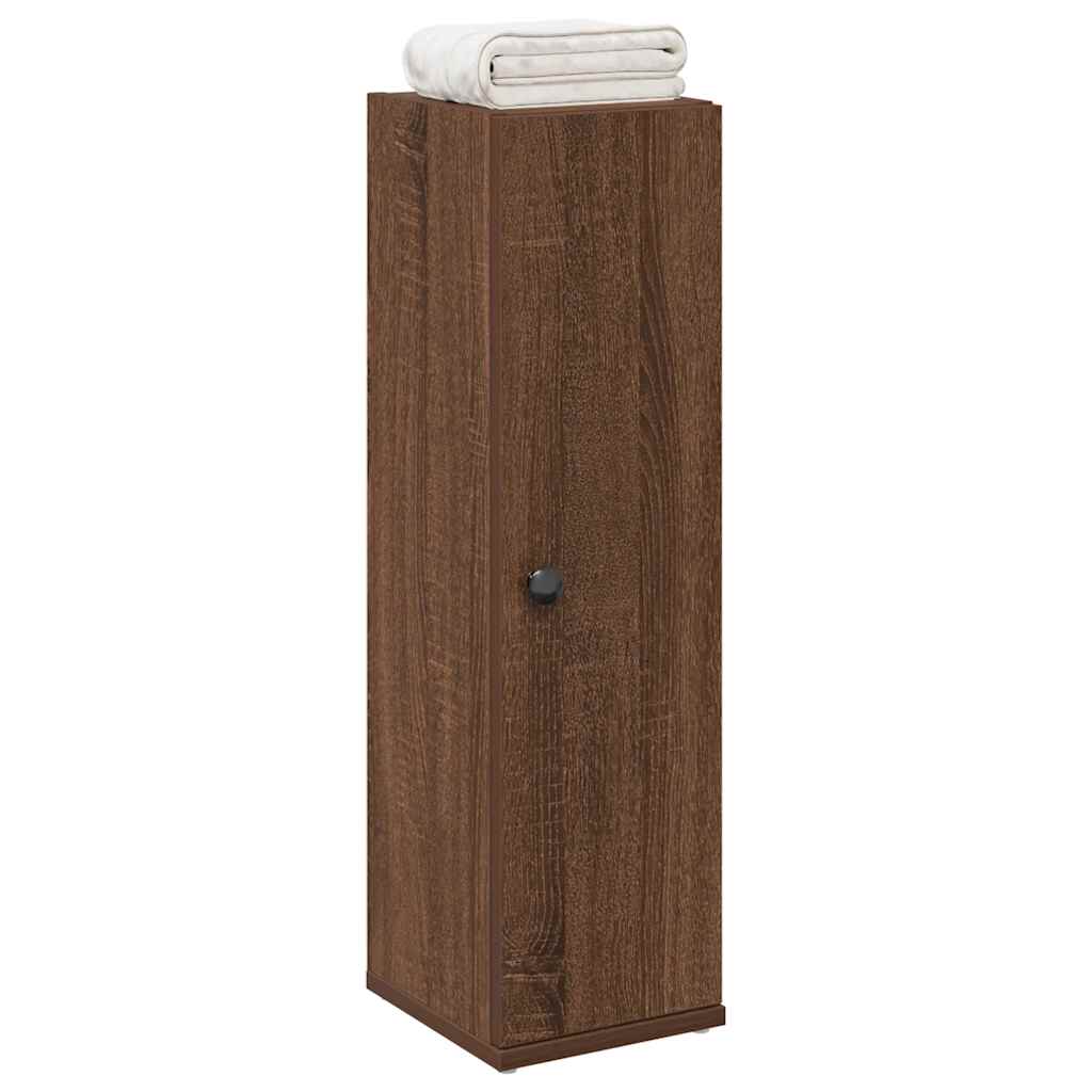Bathroom Cabinet With Roll Holder 20.5X22X72 Cm