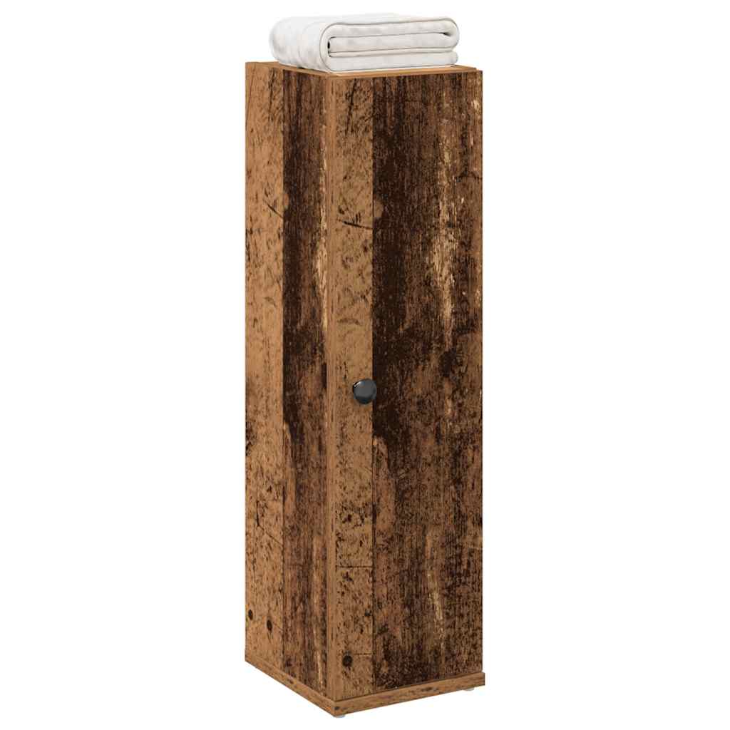 Bathroom Cabinet With Roll Holder 20.5X22X72 Cm