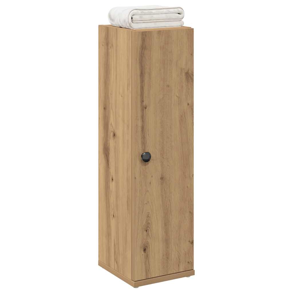 Bathroom Cabinet With Roll Holder 20.5X22X72 Cm