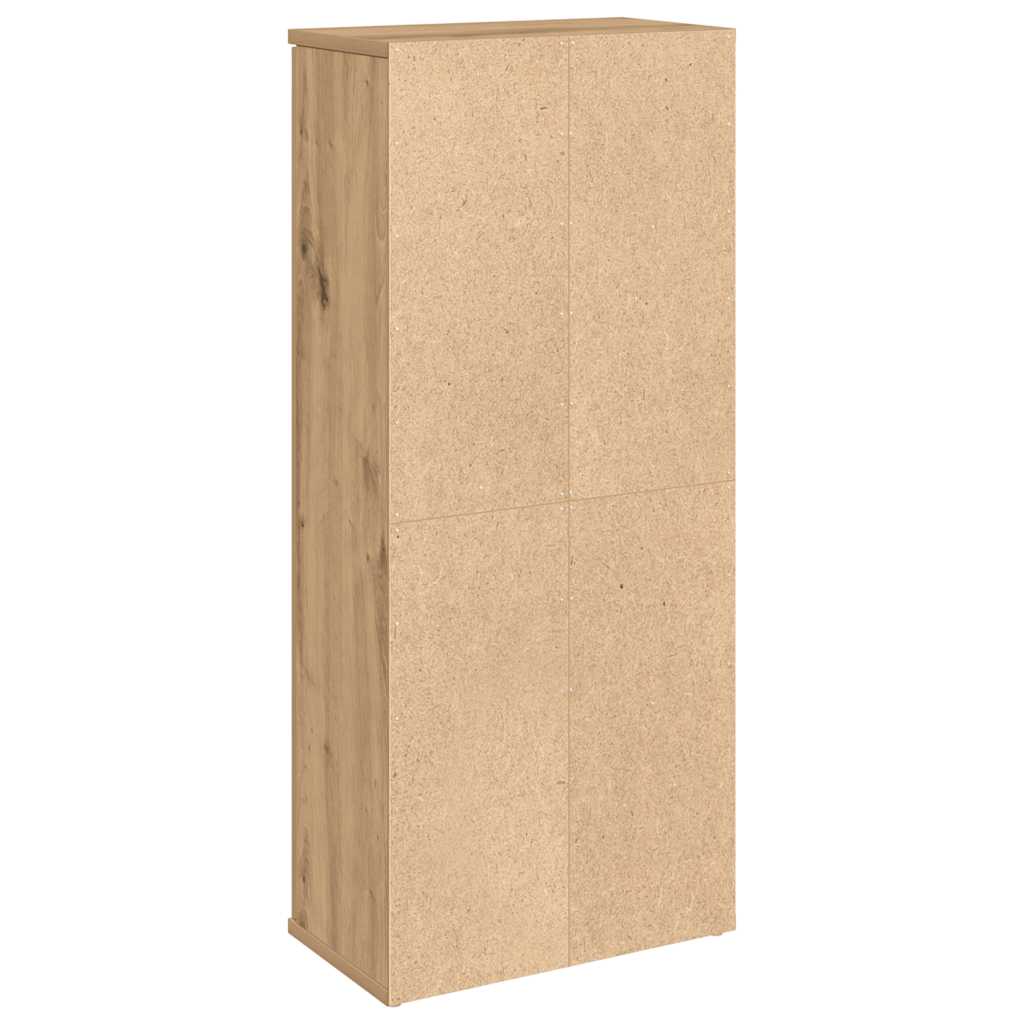 Bathroom Cabinet With Roll Holder 39X22X90 Cm