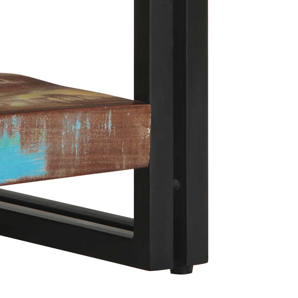 Coffee Table Multicolour 70X50X38 Cm Solid Wood Reclaimed