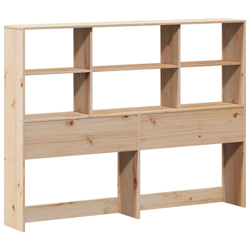 Bookcase Bed Without Mattress Small Double Solid Wood Pine