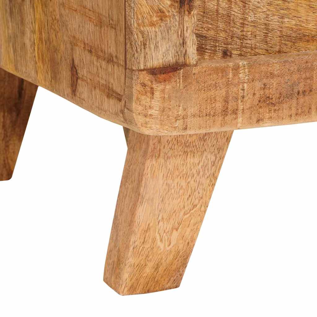 Storage Box With Storage 70 X 35 X 40 Cm Solid Mango Wood