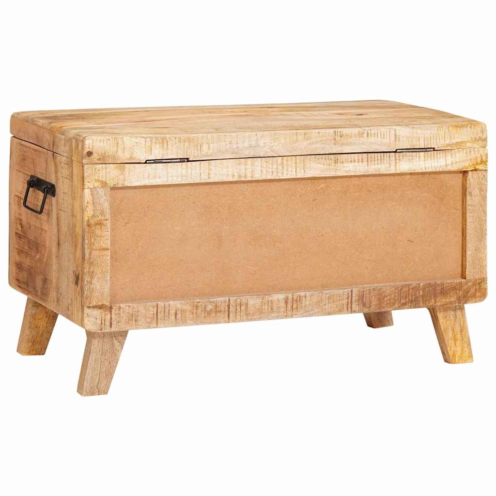 Storage Box With Storage 70 X 35 X 40 Cm Solid Mango Wood