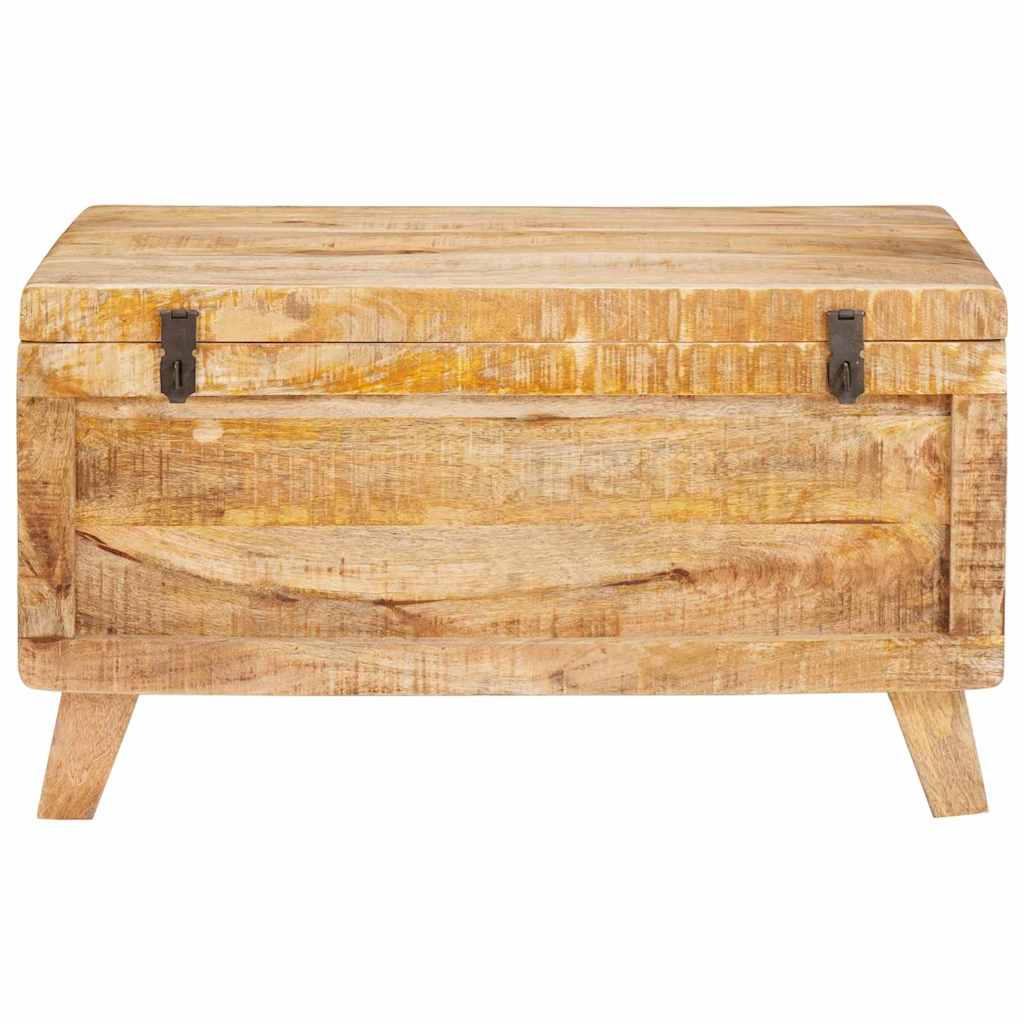 Storage Box With Storage 70 X 35 X 40 Cm Solid Mango Wood