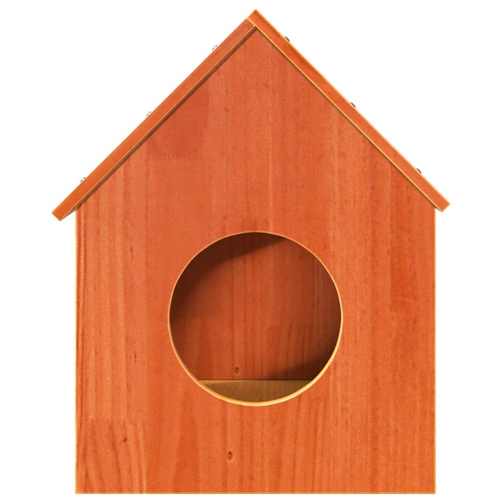 Cat House 41X50X50 Cm Solid Wood Pine