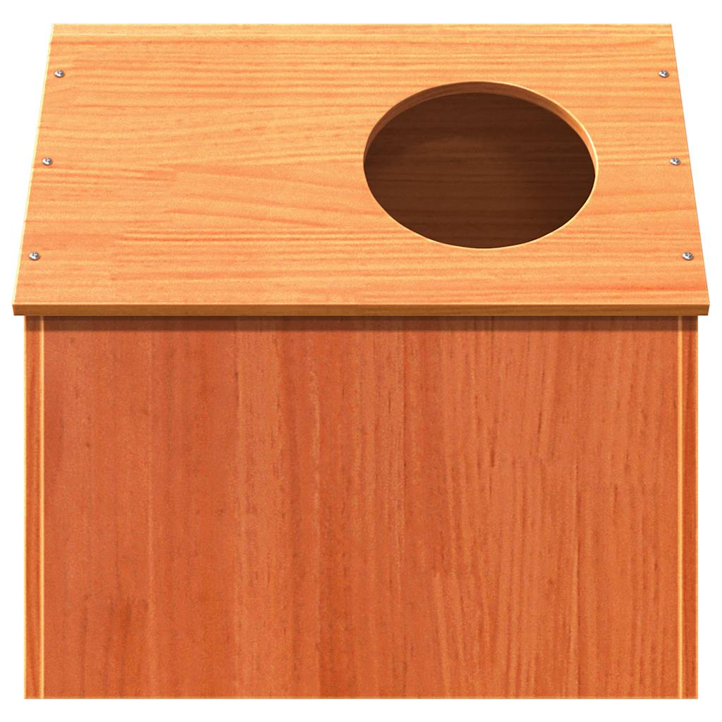 Cat House 41X50X50 Cm Solid Wood Pine