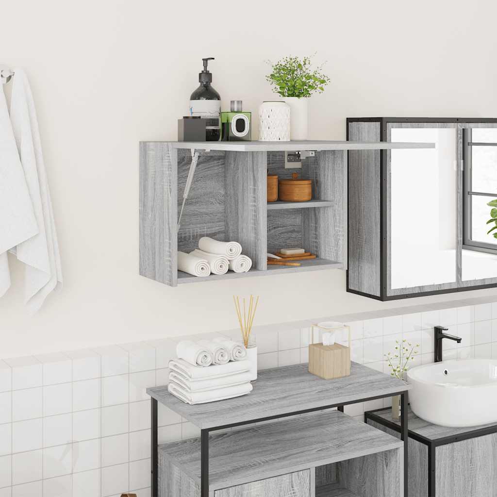 Bathroom Wall Cabinet Engineered Wood