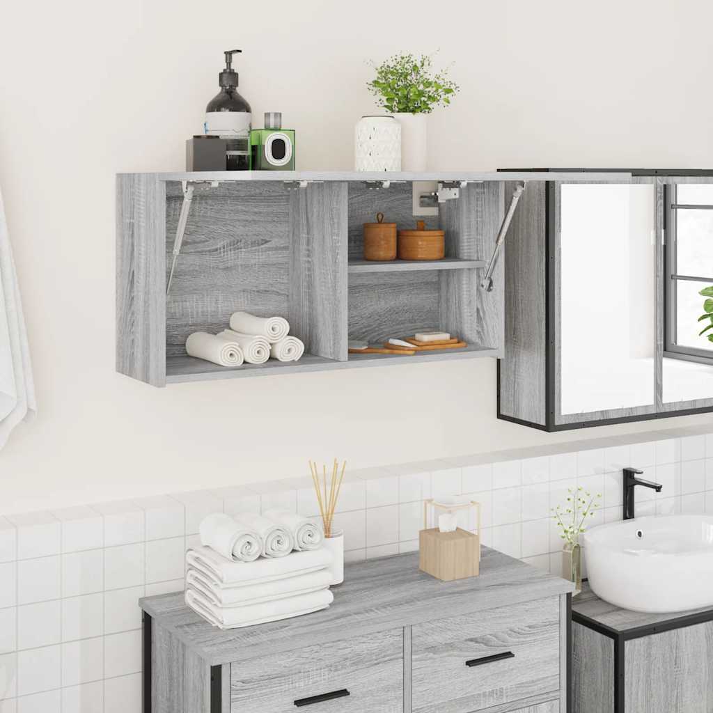 Bathroom Wall Cabinet Engineered Wood