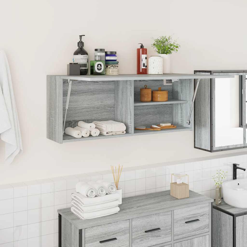 Bathroom Wall Cabinet Engineered Wood