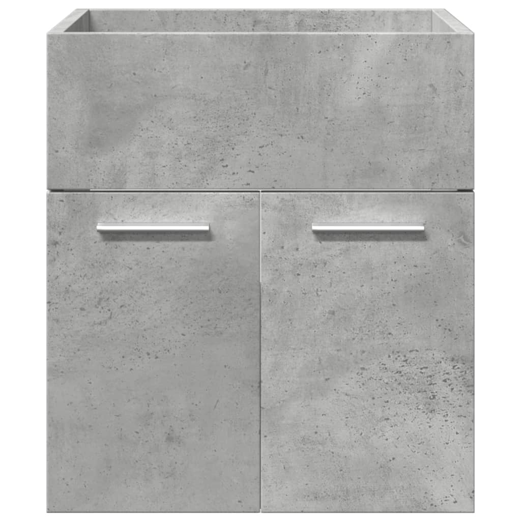 3 Piece Bathroom Furniture Set Engineered Wood