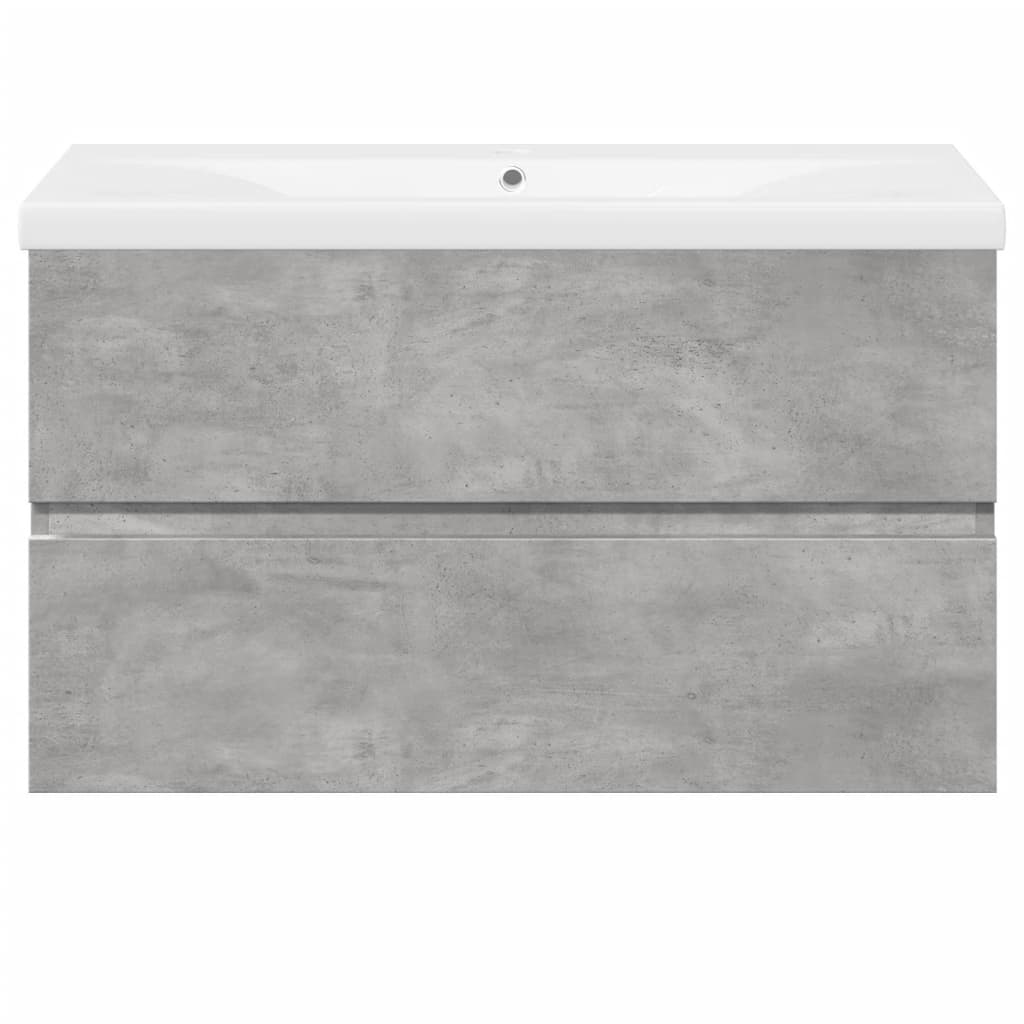 2 Piece Bathroom Furniture Set Engineered Wood