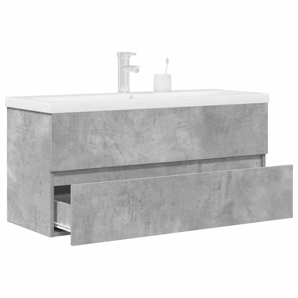 2 Piece Bathroom Furniture Set Engineered Wood