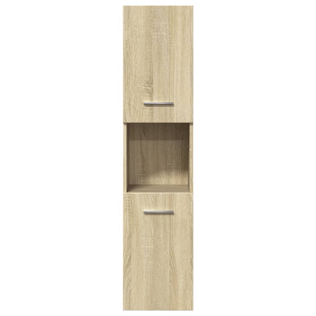 4 Piece Bathroom Furniture Set Engineered Wood