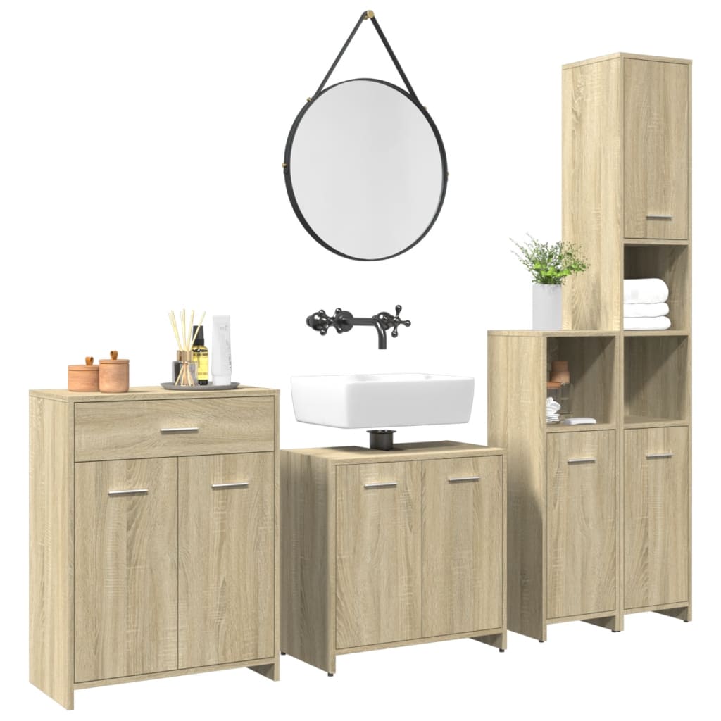 4 Piece Bathroom Furniture Set