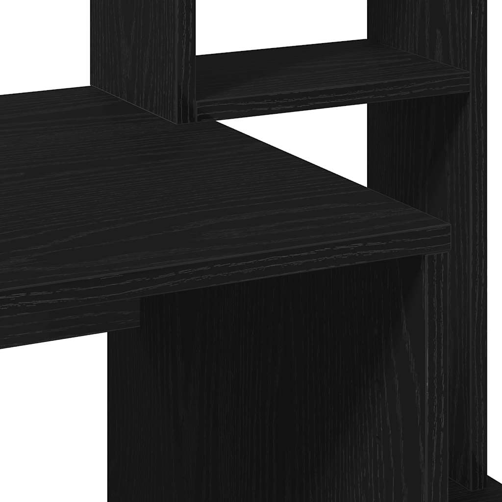 Desk With Shelves 100X45X140 Cm Engineered Wood