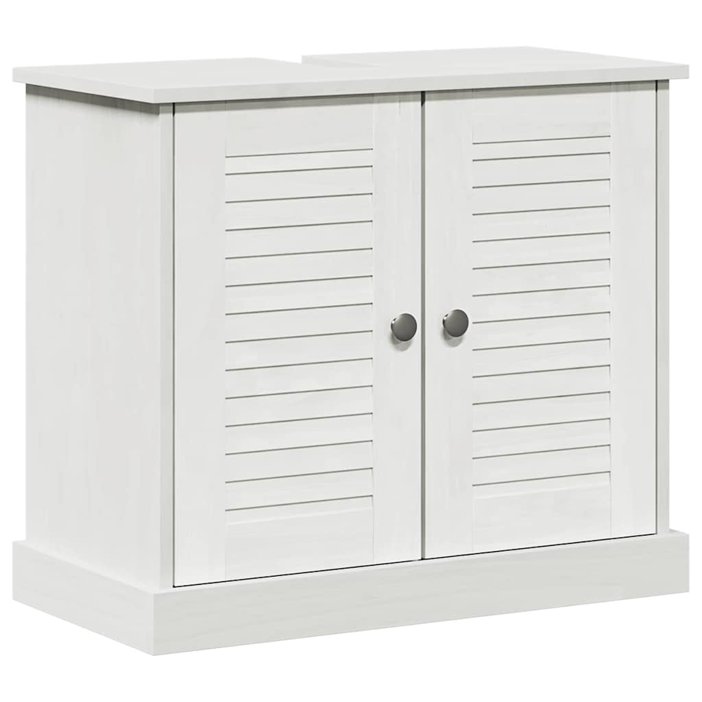Bathroom Furniture Set With Drawer 3 Pcs Brown 37 X 34 X 80 Cm