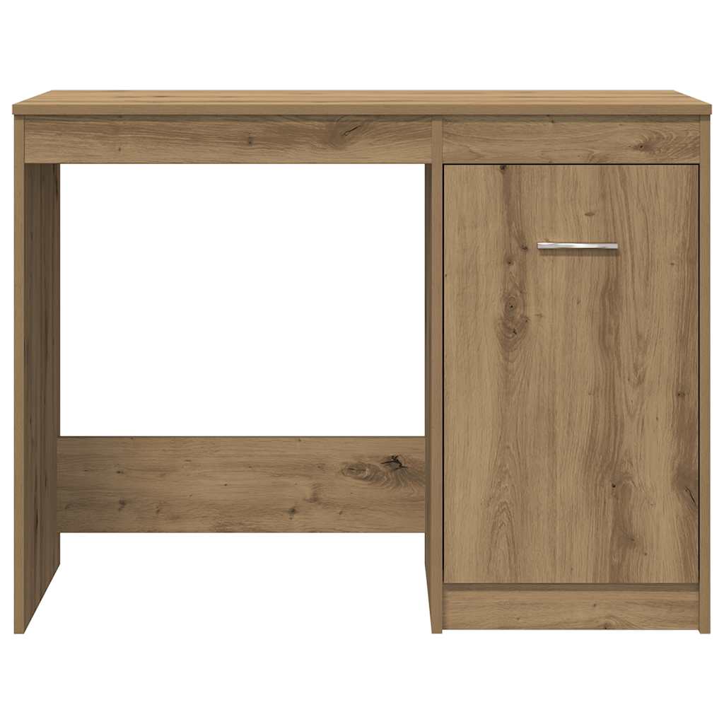 Desk With Cabinet Engineered Wood