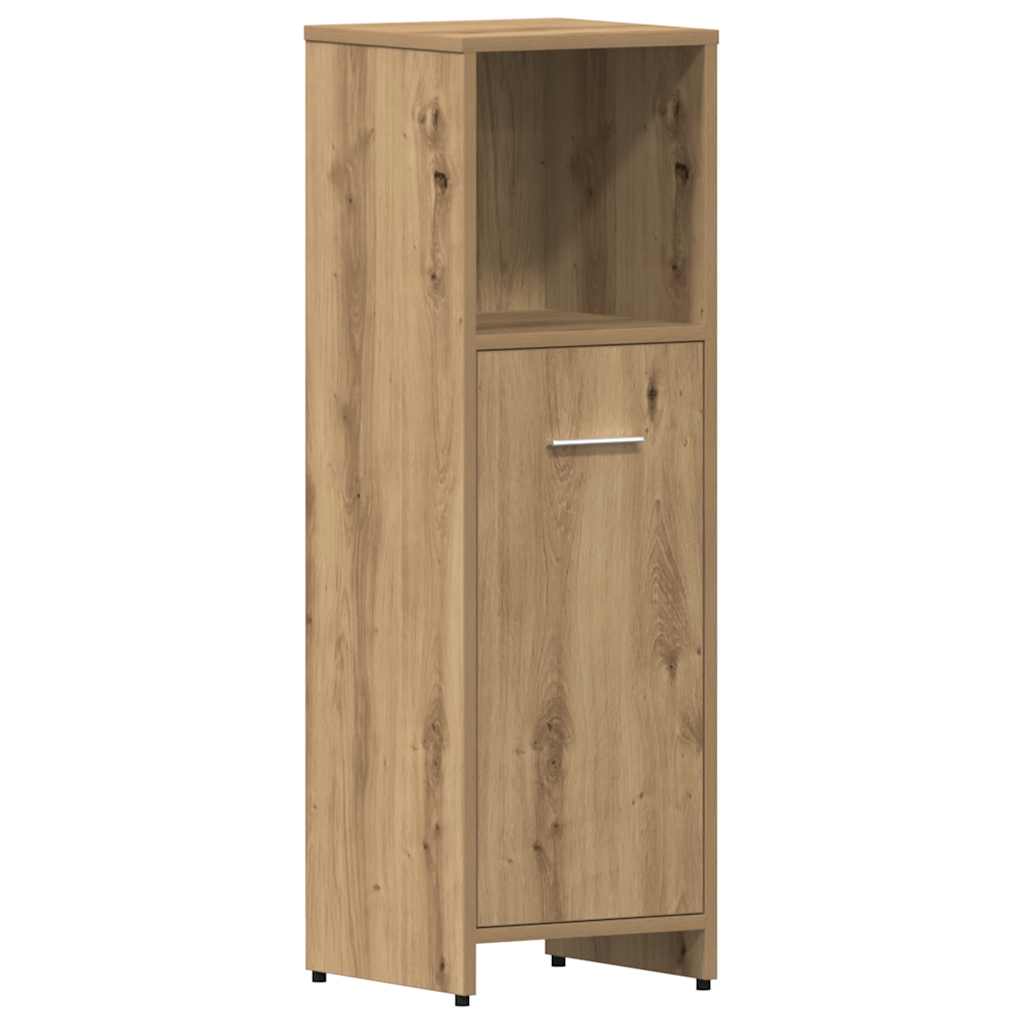 4 Piece Bathroom Furniture Set Engineered Wood