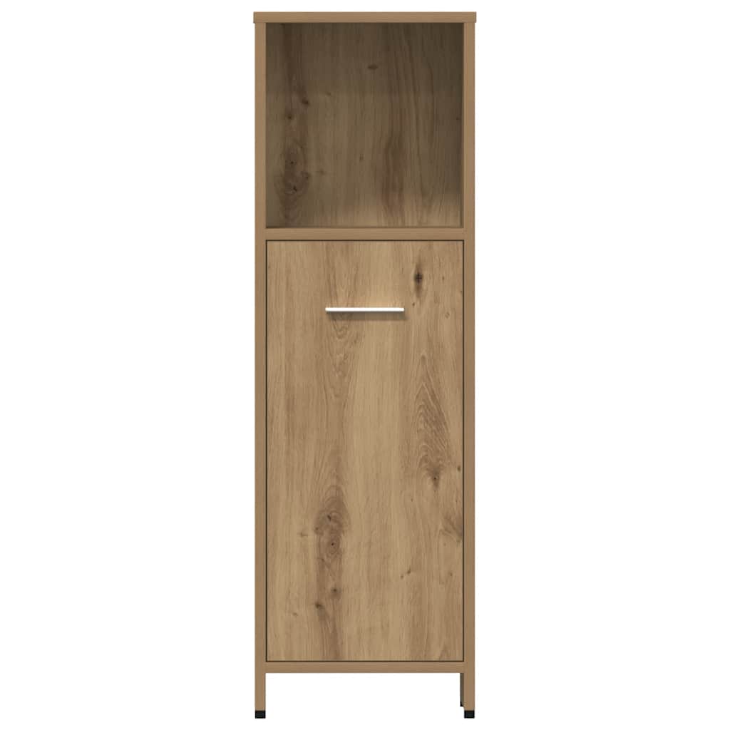 4 Piece Bathroom Furniture Set Engineered Wood