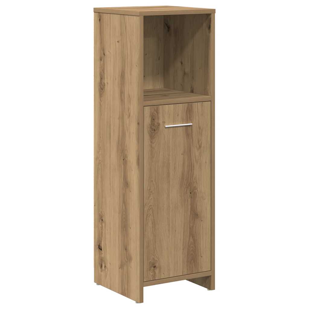 3 Piece Bathroom Furniture Set Engineered Wood