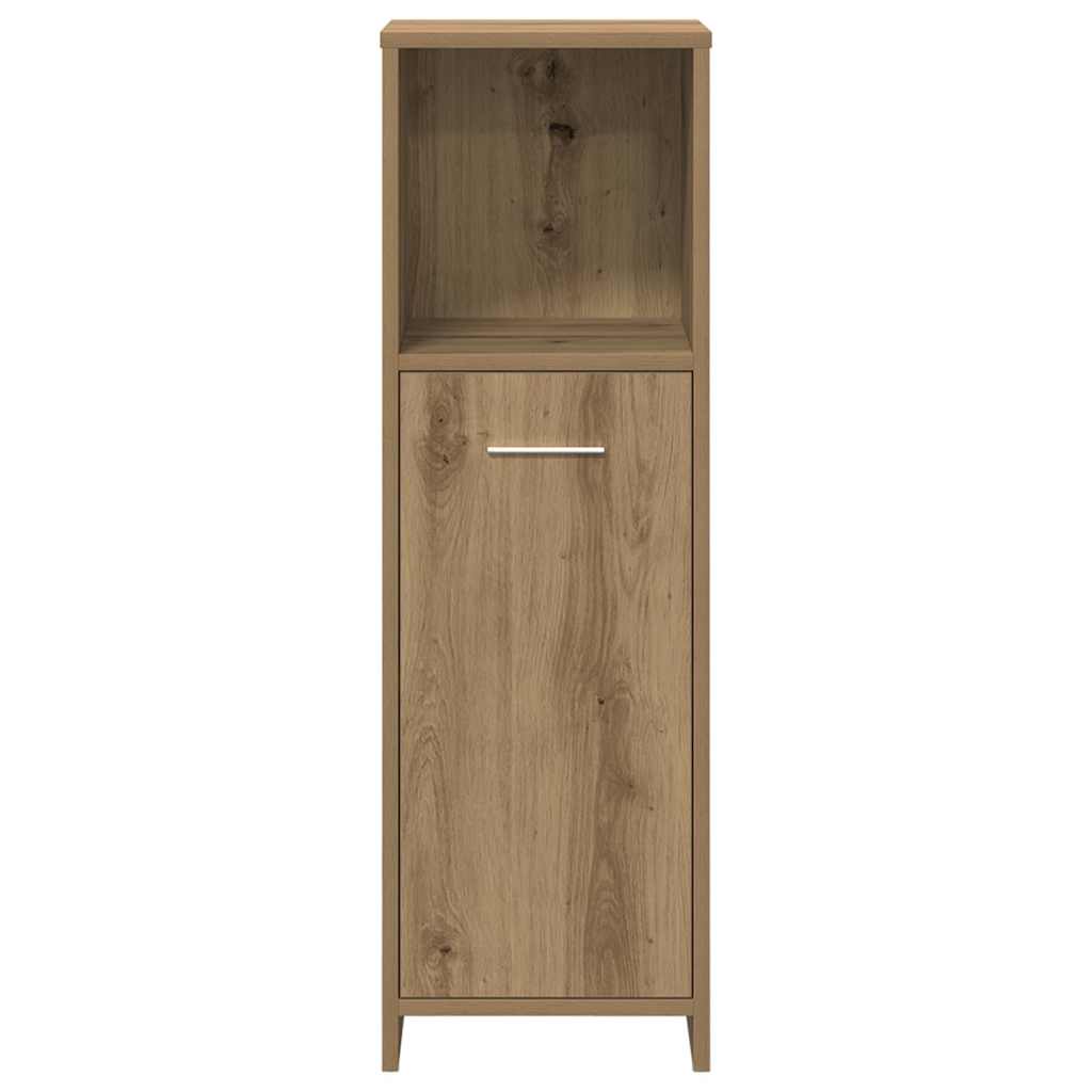 3 Piece Bathroom Furniture Set Engineered Wood