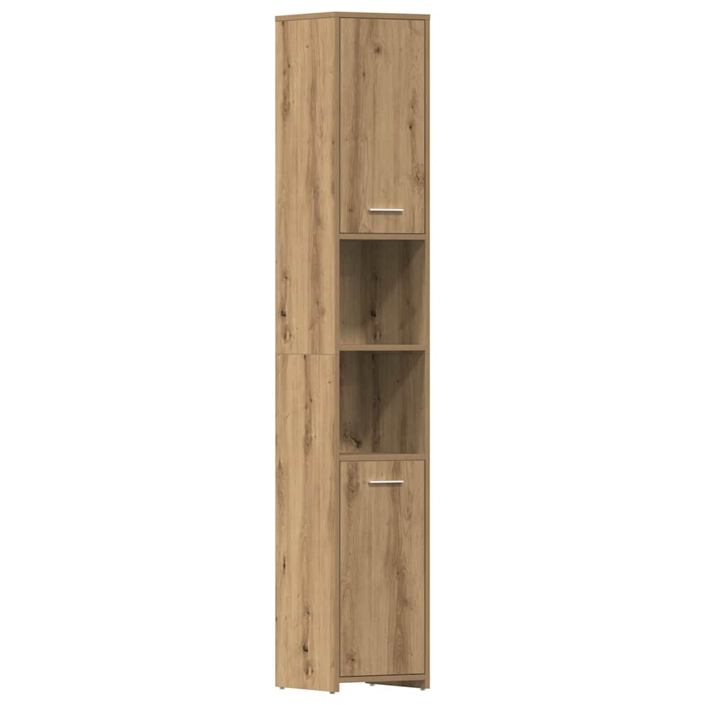 3 Piece Bathroom Furniture Set Engineered Wood