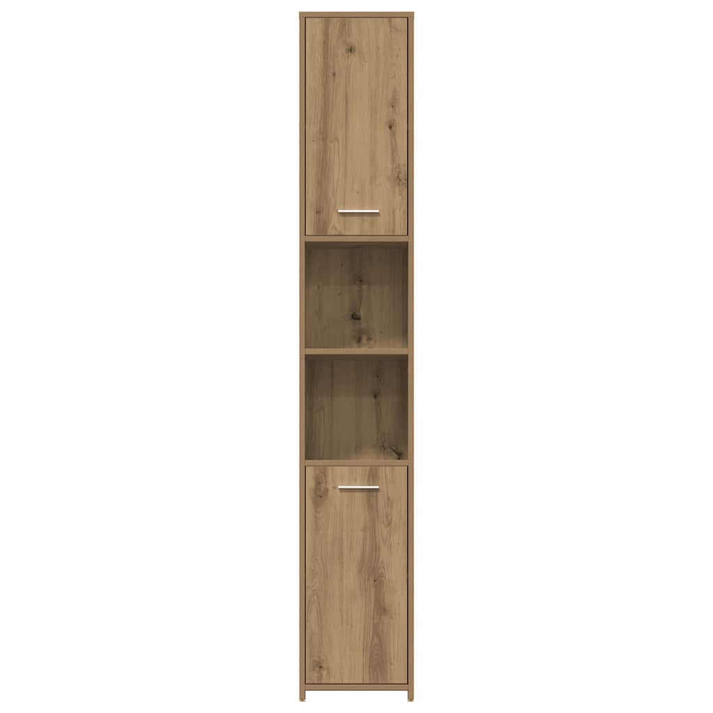 3 Piece Bathroom Furniture Set Engineered Wood