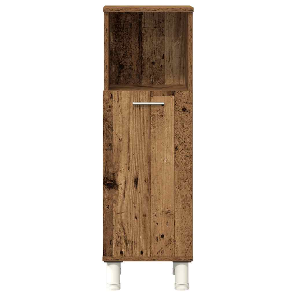 3 Piece Bathroom Furniture Set Engineered Wood