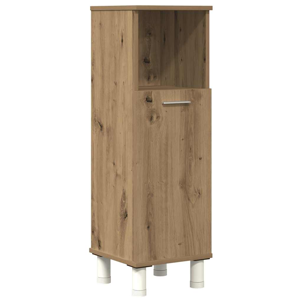 3 Piece Bathroom Furniture Set Engineered Wood