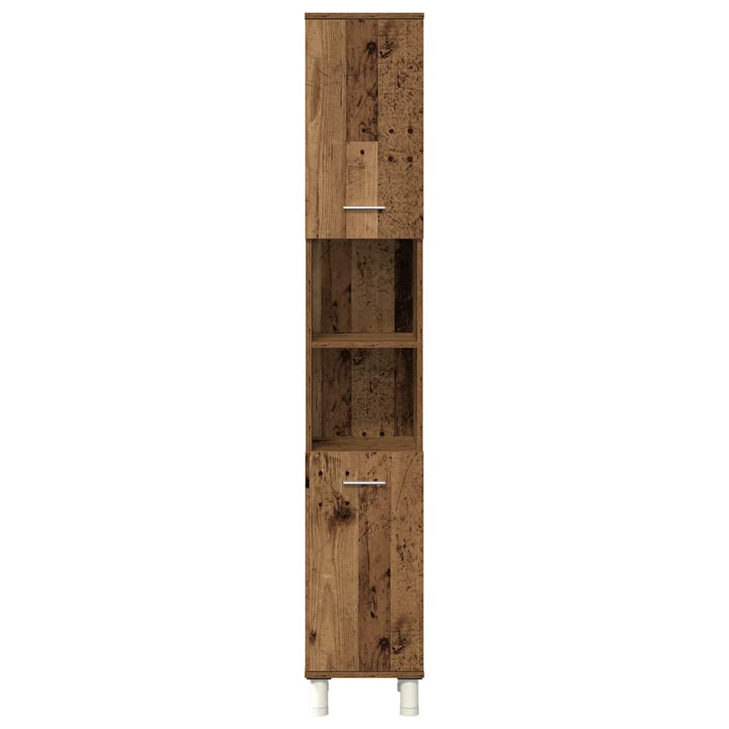 3 Piece Bathroom Furniture Set Engineered Wood