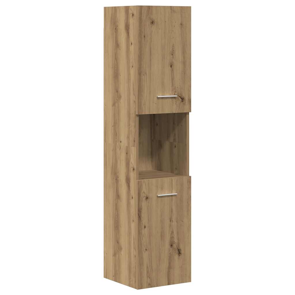 3 Piece Bathroom Furniture Set Engineered Wood
