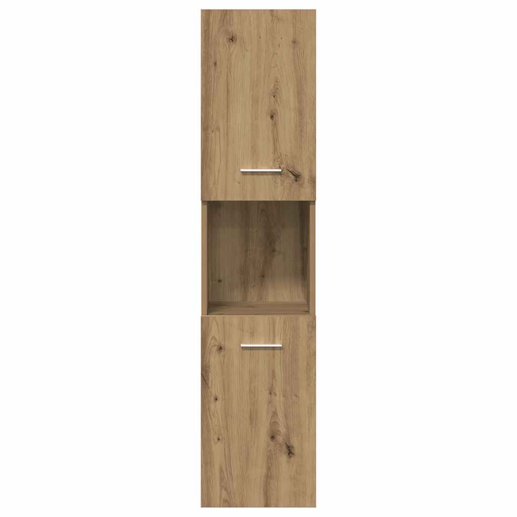 3 Piece Bathroom Furniture Set Engineered Wood