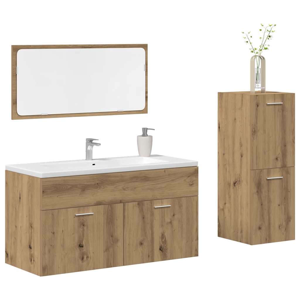Bathroom Furniture Set 3 Pcs