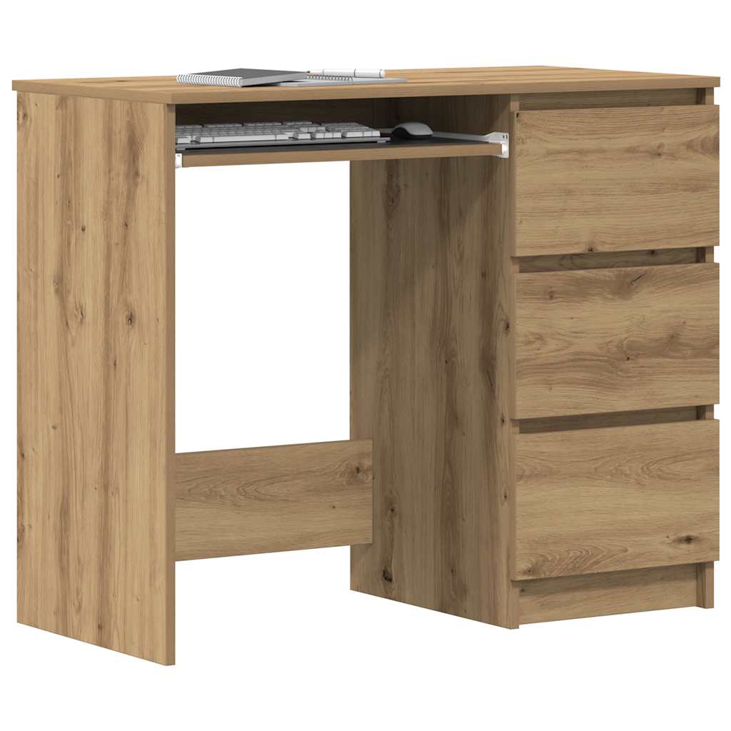 Desk 90X45X76 Cm Engineered Wood