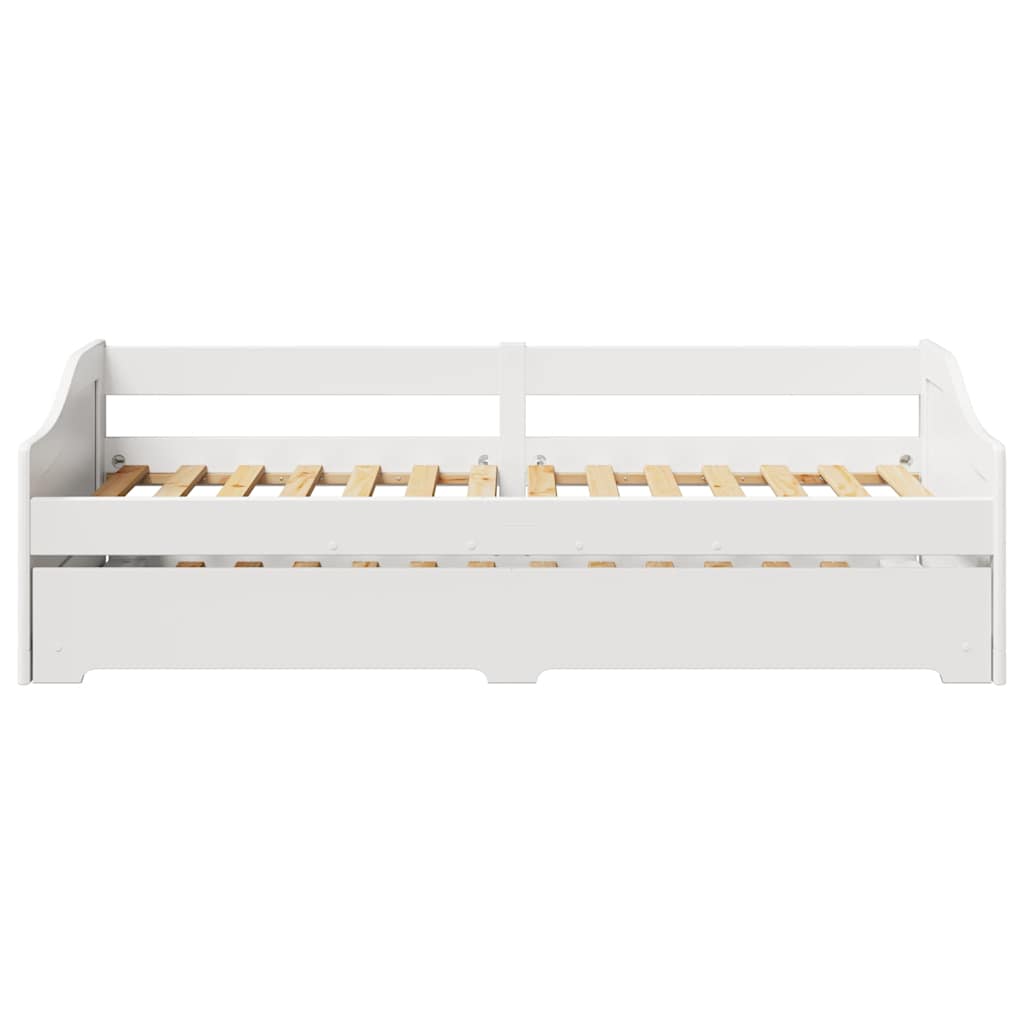 Daybed With Trundle Without Mattress Irun 90X200 Cm