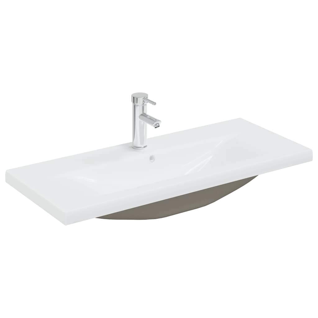 Sink Cabinet With Built-In Basin And Faucet